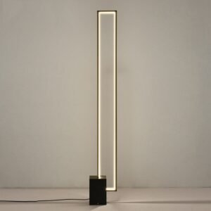 Geometric Square Led Floor Lamp Modern Dimmable Black Stand Lights Living Room Decoration Tall Lamps for Bedroom Corner Lamps 1