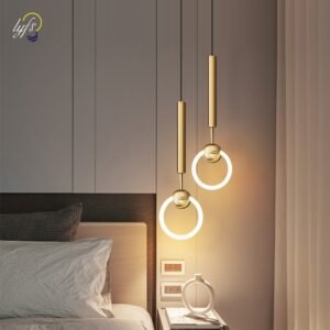 Modern Ring LED Pendant Light Indoor Lighting For Home Hanging Lamp Living Room Kitchen Dining Table Bedside Decoration Lights 1