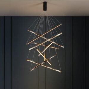 Modern Led Hanging Pendant Lights Minimalist Line Lamps for Dining Room Living Room Loft Bedroom Suspension Lighting Fixtures 1