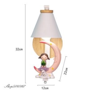 Children's Moon Lamp Wall Lights for Home Kids Girl Boy Surprise Gift Wall Sconce Living Room Decoration Loft Beside Wall+lamps 1