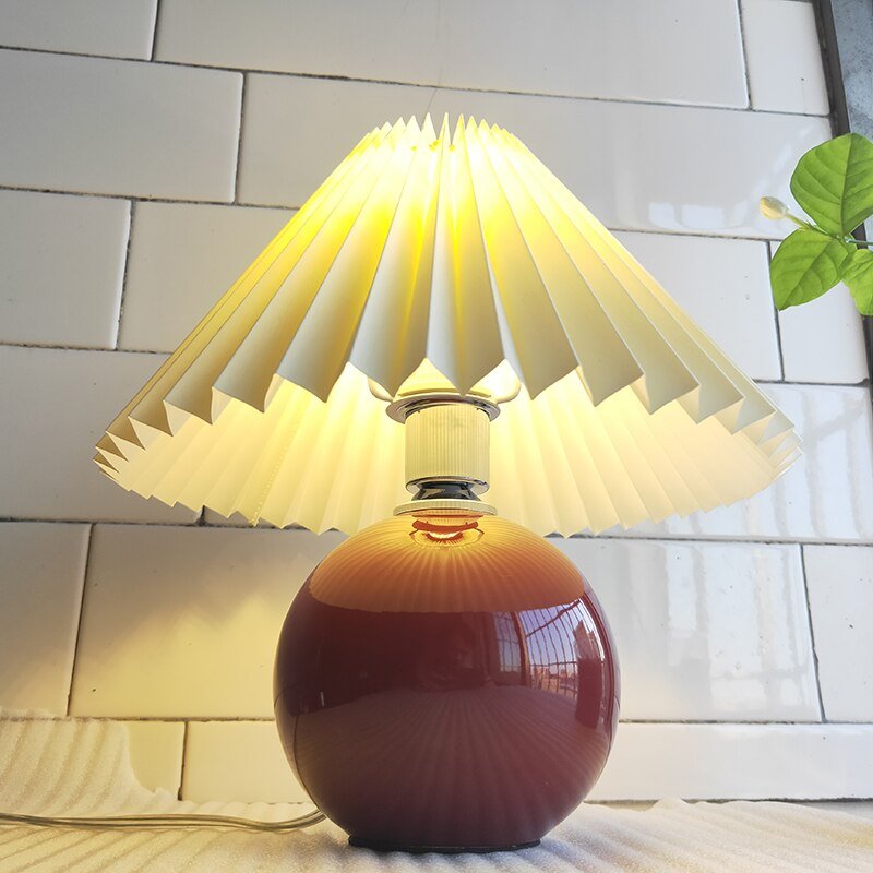 Japanese Style Pleated Lampshade Pleats Cover DIY Table Lamp Desk Lamp Standing Lamp Covers Suitable for E27 Lamp Holder Deco 5