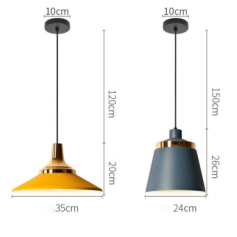 Modern Macaron Pendant Lights Colourful Hanging Lamps for Living Room Hanglamp Dining Room Light Fixtures Personality Pendant 4