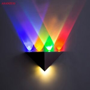 LED wall light 3W 5W 8W Aluminum Triangle wall lamps KTV Bar Corridor Indoor Home decoration living room wall sconce 1