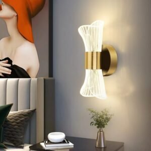 Net red new bedroom wall lamp modern LED living room bedside TV background creative butterfly wall lamp 1
