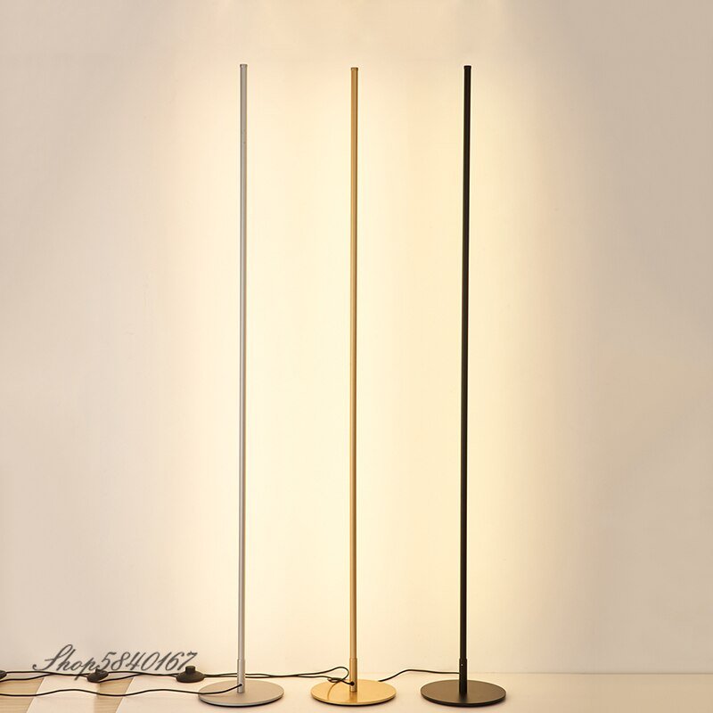 Led Simple Floor Lamps Remote Control Dimming Standing Lamps for Bedroom Corner Floor Light Living Room Home Decor Stand Floor 2