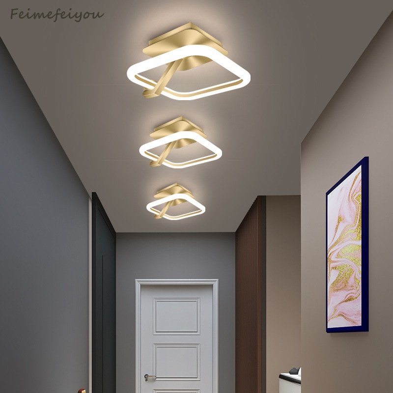 LYFS Modern simple balcony ceiling lamp LED cloakroom entrance hall porch lamp light luxury personality corridor Chandelier 1