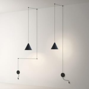 Led Hanging Lamp Decoration for living room Long Wire design Pendant Lights Geometric Pendant Bedside Wall Sconce Light Fixture 1