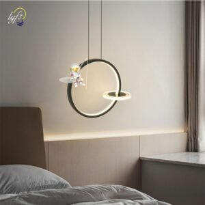 Nordic LED Pendant Lights Indoor Lighting Hanging Lamp For Home Dining Tables Living Room Study Stairs Decoration Modern Light 1