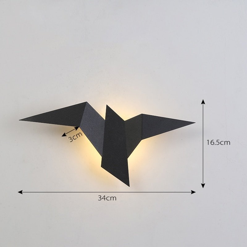 Nordic Wall Light Led Iron Bird Lamp for Living Room Lights Home Decor Wall Sconces Stair Light Bedroom Wall Lamps Indoor Light 1