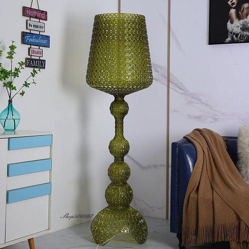 Italian Designer Floor Lamp Creative Hollow Acrylic Standing Lamp for Living Room Decoration Modern Bedroom Led Stand Lights 5