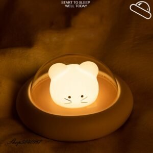 USB Cute Lamp Table Lamps for Bedroom Space Light Dimming Desk Lamp Mouse Lighting Cute Animal Abajur Infantil Children Gift LED 1