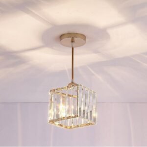 Modern Crystal Hanging Lamps for Living Room Lights Pendant Dining Room Kitchen Lighting Suspension Luxury Ceiling Covers LED 1