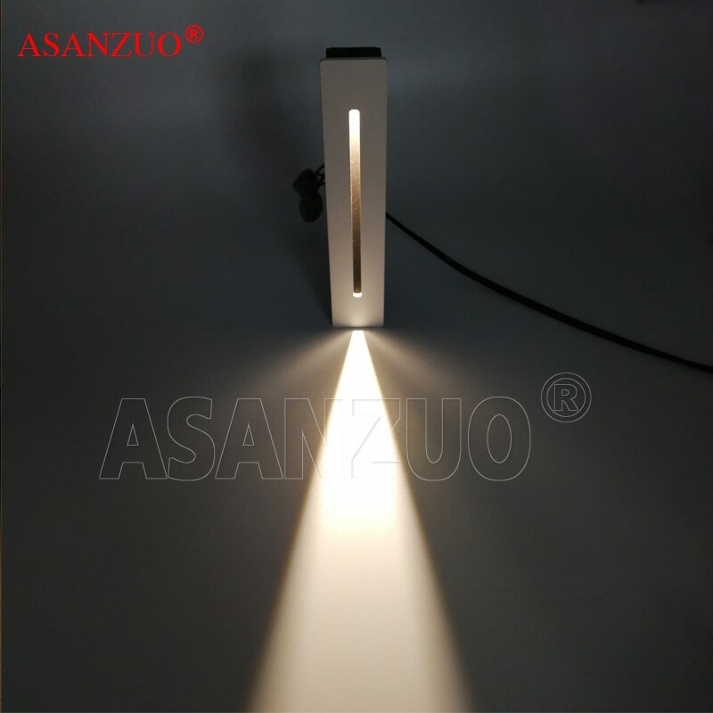 Recessed 3W Led Stair Light AC85-265V Indoor Corner Wall lights Step Decoration Lamp Hallway staircase Lamps 2