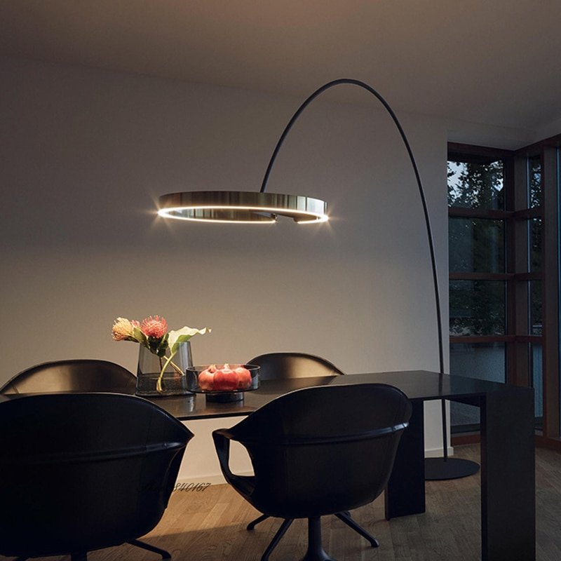 Italian Led Right Fishing Floor Lamp Creative Tall Stand Lights for Living Room Bedroom Beside Lamp Modern Study Reading Lamp 1