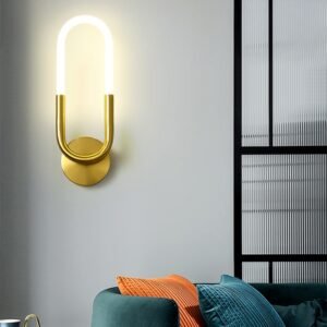 Modern LED Wall light U-shaped lamp Simple Home decoration Bathroom Bedroom Corridor Bedside Wall lamps 1