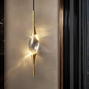 Crystal Wall Lamp Copper Body Sconce lamp Loft Dining Living Room Bar Corridor Aisle light Bedside Stair Pendant Lamp 1