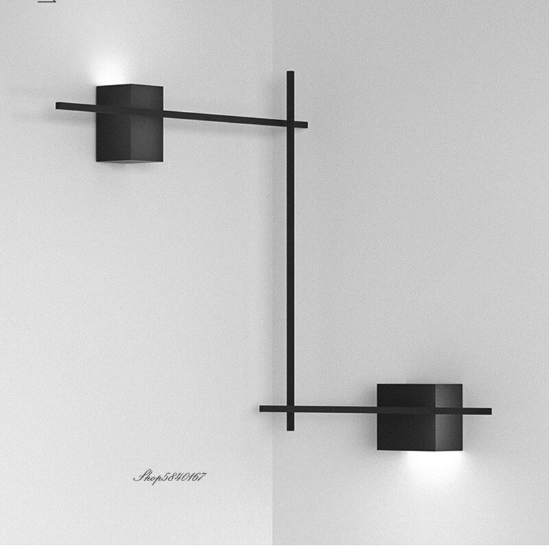 Nordic Background Wall Light Designer Led Sconce Wall Lamp Light for Living Room TV Wall Decor Bed Room Lamp Stair Wall Lighting 3