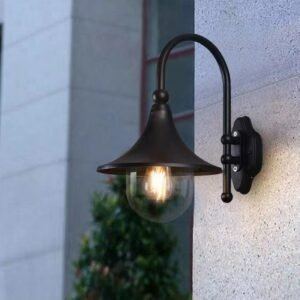 New Outdoor wall lamps black simple country garden villa aisle balcony hallway lighting fixtures 1