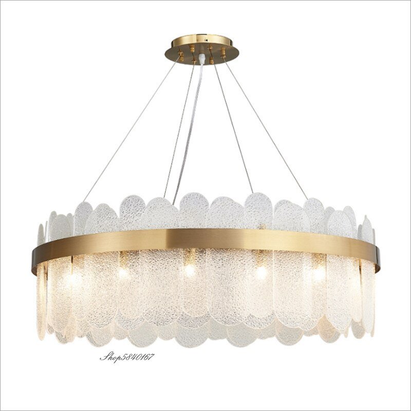 Nordic Modern Glass Pendant Light Creative Crystal Hanglamp for Living Room Dining Room Restaurant Decoration Led Hanging Lamp 6