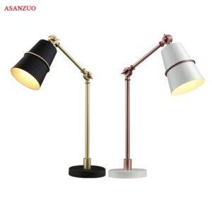Modern bedroom bedside lamp black and white fashion table lamp living room bedroom study decorative table lamp 1