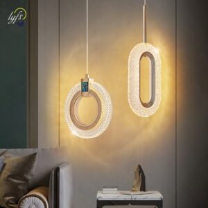 Nordic LED Pendant Lights Indoor Lighting Hanging Lamp For Home Dining Tables Living Room Stairs Modern Luxurious Decoration 1