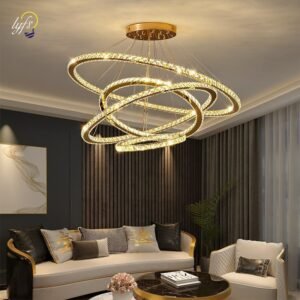 Nordic Crystal LED Ceiling Chandelier Lamp Indoor Lighting For Home Bedroom Dining Table Living Room Decoration Pendant light 1