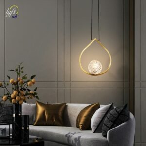Nordic LED Pendant Lights Indoor Lighting Hanging Lamp For Bedroom Bedside Living Room Dining Tables Decoration Modern Light 1