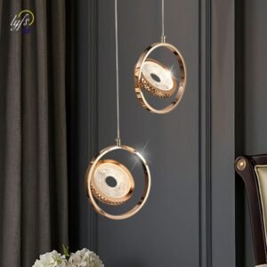 Nordic Ring LED Pendant Lights Indoor Lighting For Home Living Room Decoration Dining Tables Kitchen Hanging Lamp Bedside Light 1
