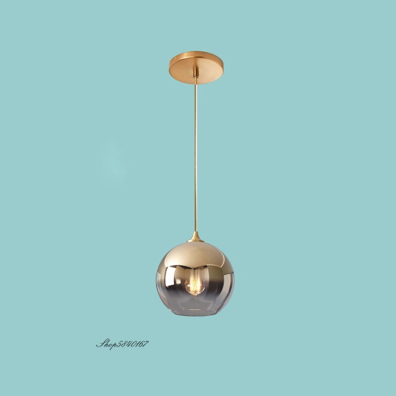 Modern Pendant Lights Glass Ball Hanglamp for Dining Room Bedroom Nordic Home Decor Luminaire Suspension E27 Kitchen Fixtures 1