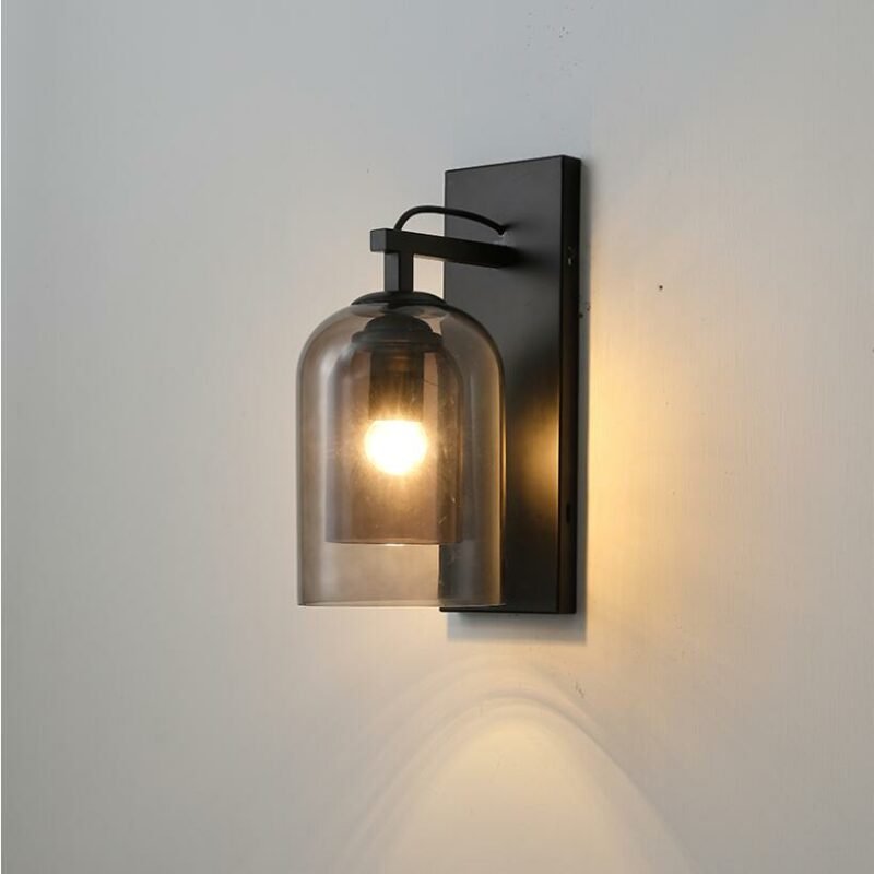 Industrial wall light Creative Glass Wall Lamps Loft Luminaires for Living Room Bedroom Aisle Staircase Decor Sconce Lamp 3