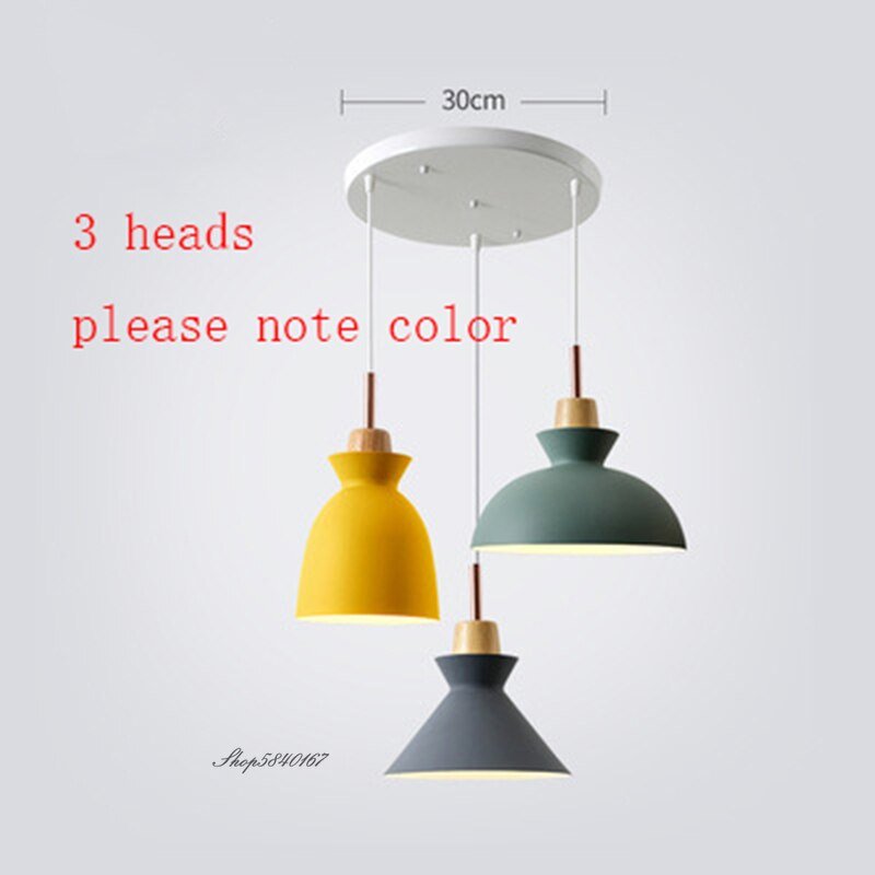 Nordic Designer Pendant Lights Macaron Color Suspension Hanglamp for Living Room Decoration Dining Room Bedroom E27 Pendant Lamp 1