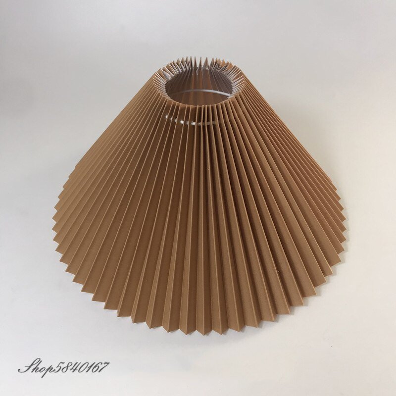 New Pleats Lampshade for Table Lamp Standing Floor Lamps Korean Style Pleated Lampshade Cute Desk Lamp Shade Bedroom Lamps E27 6