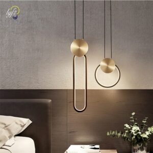 Nordic LED Pendant Lights Indoor Lighting Hanging Lamp Home Decoration For Bedroom Living Room Aisle Stairs Bedside Light 1