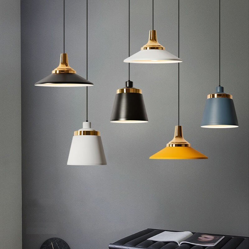 Modern Macaron Pendant Lights Colourful Hanging Lamps for Living Room Hanglamp Dining Room Light Fixtures Personality Pendant 1