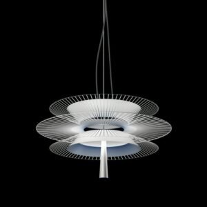 2021 New Mesh Pendant Lights Designer Iron Flower Multi-layer Hanging Lamp for Living Room Dining Art Decor Modern COB Led Light 1