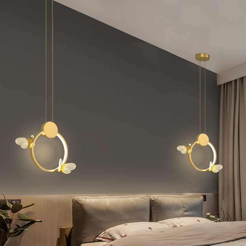Nordic LED Pendant Lights Indoor Lighting For Home Hanging Lamp Decoration Bedroom Bedside Living Room Dining Tables Stair Light 3