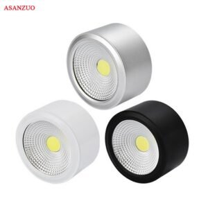Surface Mounted COB LED Downlights Dimmable 5W 7W 10W 15W LED Ceiling Lamp AC85-265V Living Room Kitchen Aisle balcony Lighting 1