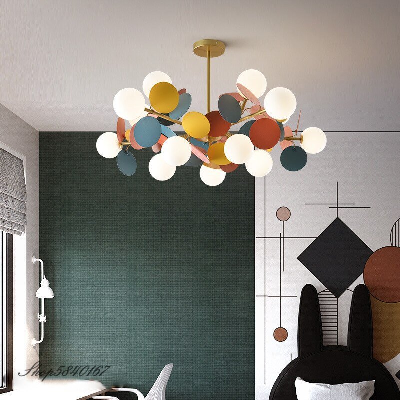 Europe Art  Pendant Lights Colorful Branch Hanging Lamps for Living Room Bedroom Lamps Loft Home Decor Indoor Lighting Fixtures 1