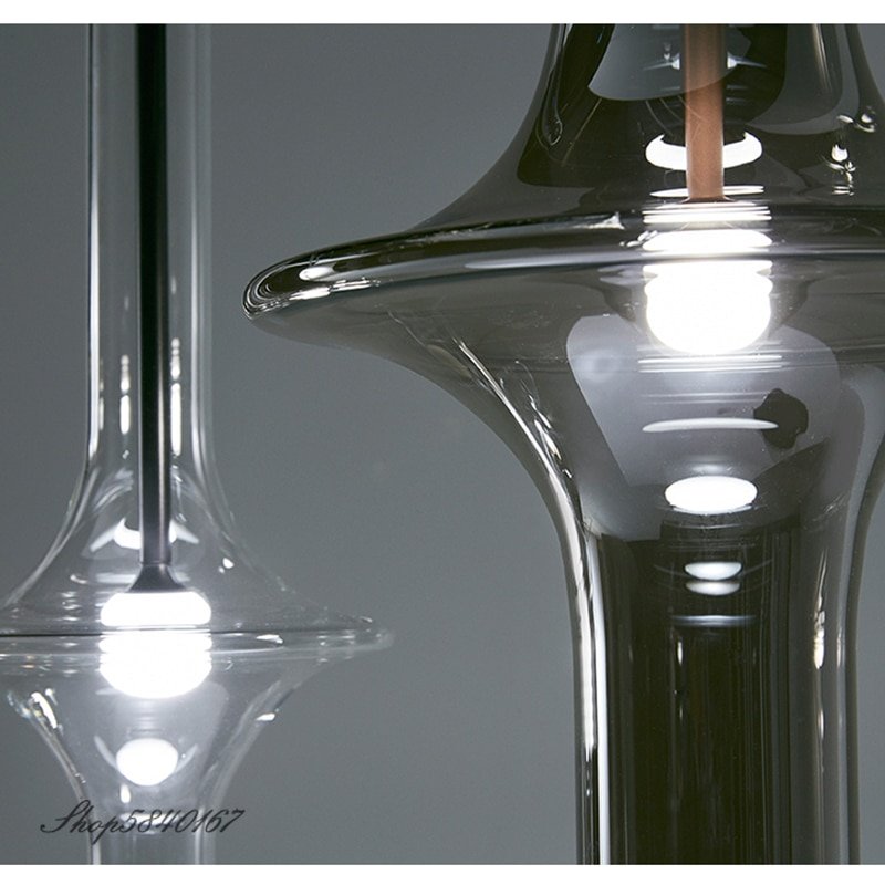 Post Modern Pendant Lamp Nordic Luxury Glass Pendant Light Loft Kitchen Hanging Lamps Bedroom Lamps Pendant Suspension Luminaire 5
