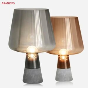 Nordic desk Lamp creative cement led table lamp for Bedroom living room bedsidehome decoration E14/E27 modern Table Lamps 1