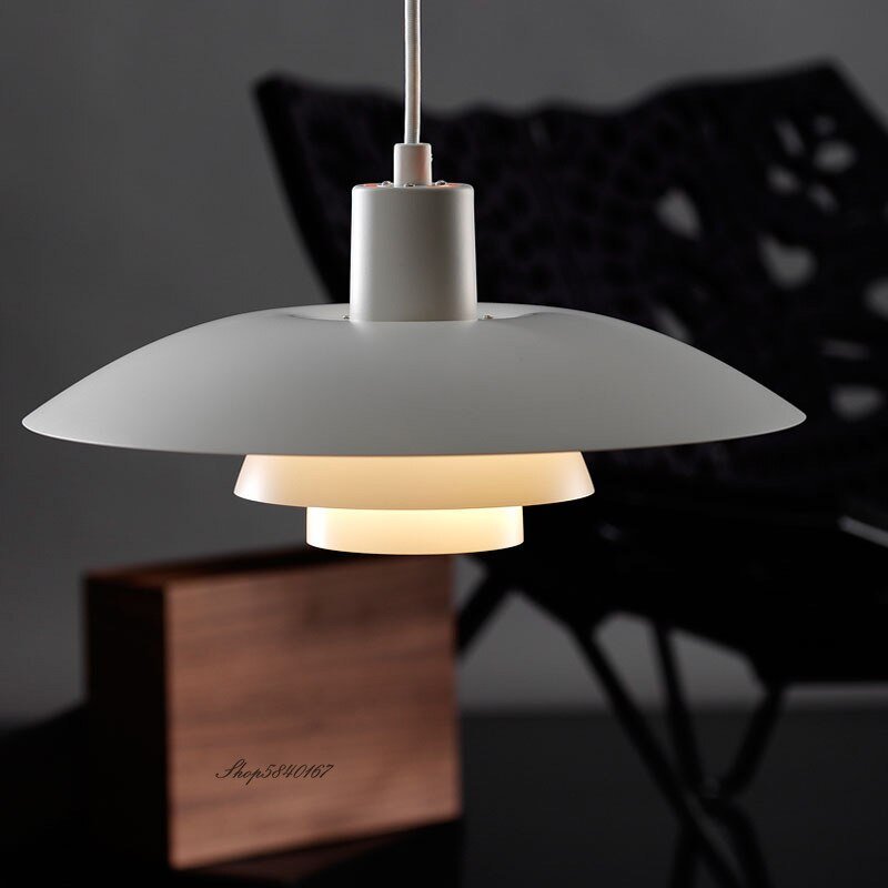 Nordic Designer Led Pendant Lights Aluminum White Lamp Lights for Living Room Bedroom Decor Hanging Lamp Dining Room Suspension 2