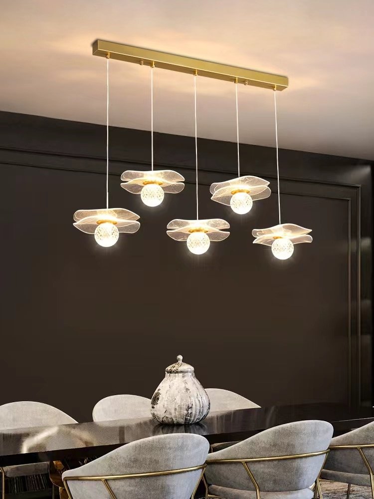 Art Acrylic pendent lights Modern LED Light Fixtures  Decor salon kitchen island Dining Room bedside small Hanging Lamp 2
