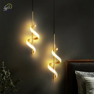 Nordic LED Pendant Lights Indoor Lighting Hanging Lamp For Home Bedroom Bedside Dining Table Living Room Decoration Light 1