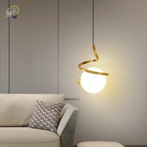 Nordic LED Pendant Lights Indoor Lighting Glass Hanging Lamp For Home Dining Tables Bedside Kitchen Living Room Decoration Light 1