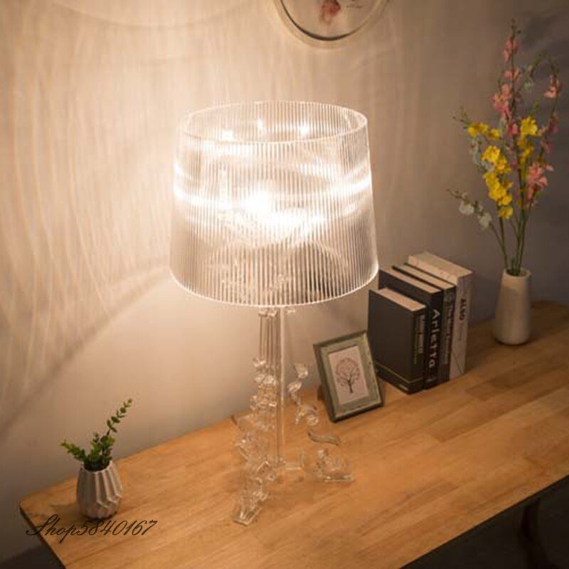 Nordic Table Lights Modern Acrylic Ghost Table Lamps Creative Bedroom Lamps Table Beside Lamp Living Room Home Deco Fashion LED 3