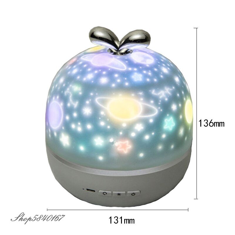 Modern Projector Star Night Lights for Children Bedroom Lamps Christmas Gift Kids Baby Room Lights USB Projection Night Lamp 1