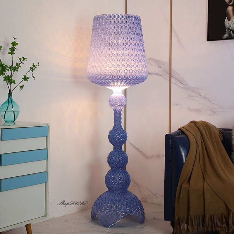 Italian Designer Floor Lamp Creative Hollow Acrylic Standing Lamp for Living Room Decoration Modern Bedroom Led Stand Lights 6