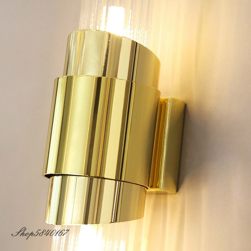 Nordic Crystal Wall Light Led Indoor Lighting Stainless Steel Wall Lamp Sconce Luxury Bedroom Lamp Beside Wall Lights Mirror G9 4