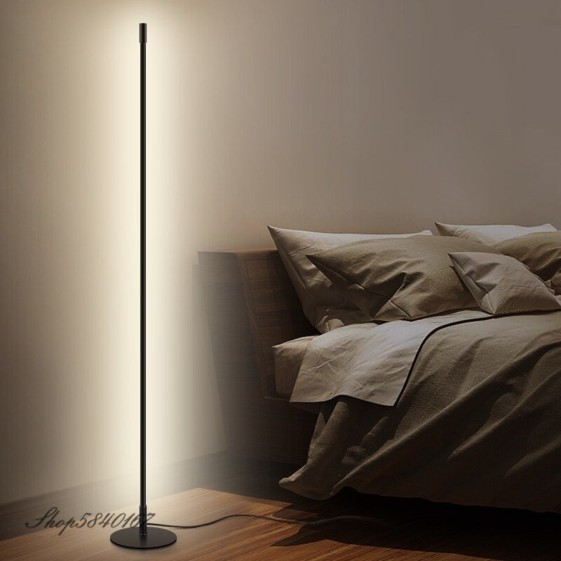 Modern Simple Floor Lamp Led Lighting Free Standing Lamp for Living Room Home Decor Bedroom Lamps Floor Light Stand Dimming Lamp 6