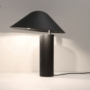 Nordic Black Table Lamp Designer Iron Hat Lamp for Bedroom Beside Lamp Decor Personality Desk Lamp for Study Living Room Lights 1